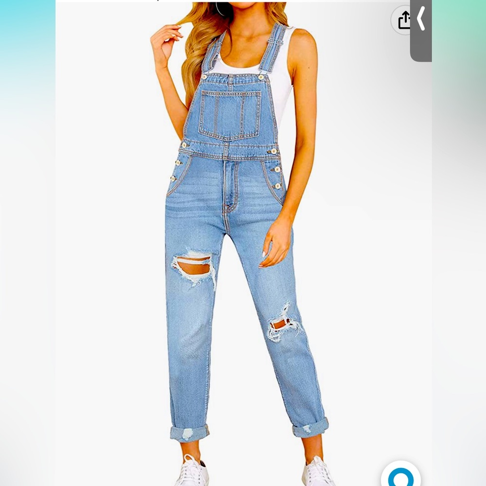 Lumvia Distressed Overalls